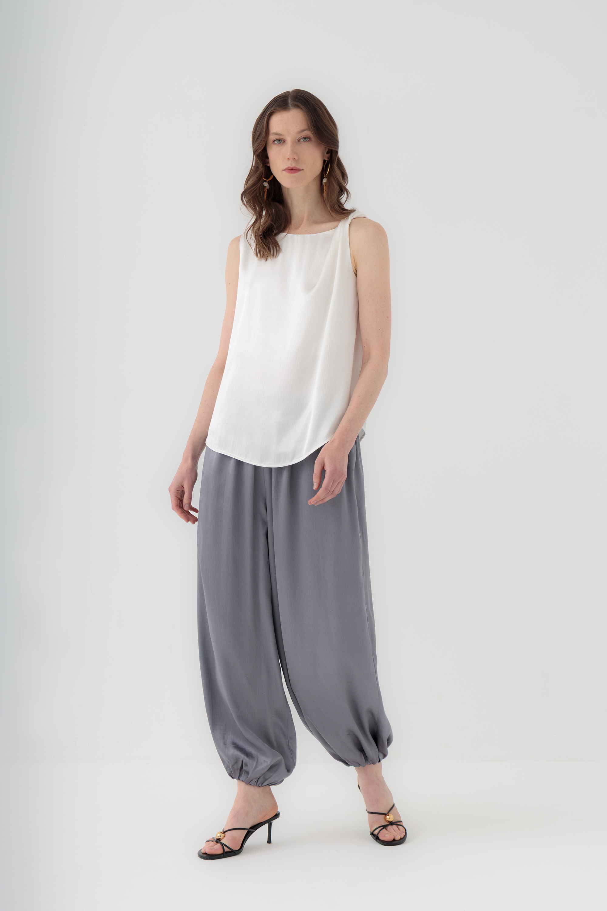 брюки ЖАСМИН серые