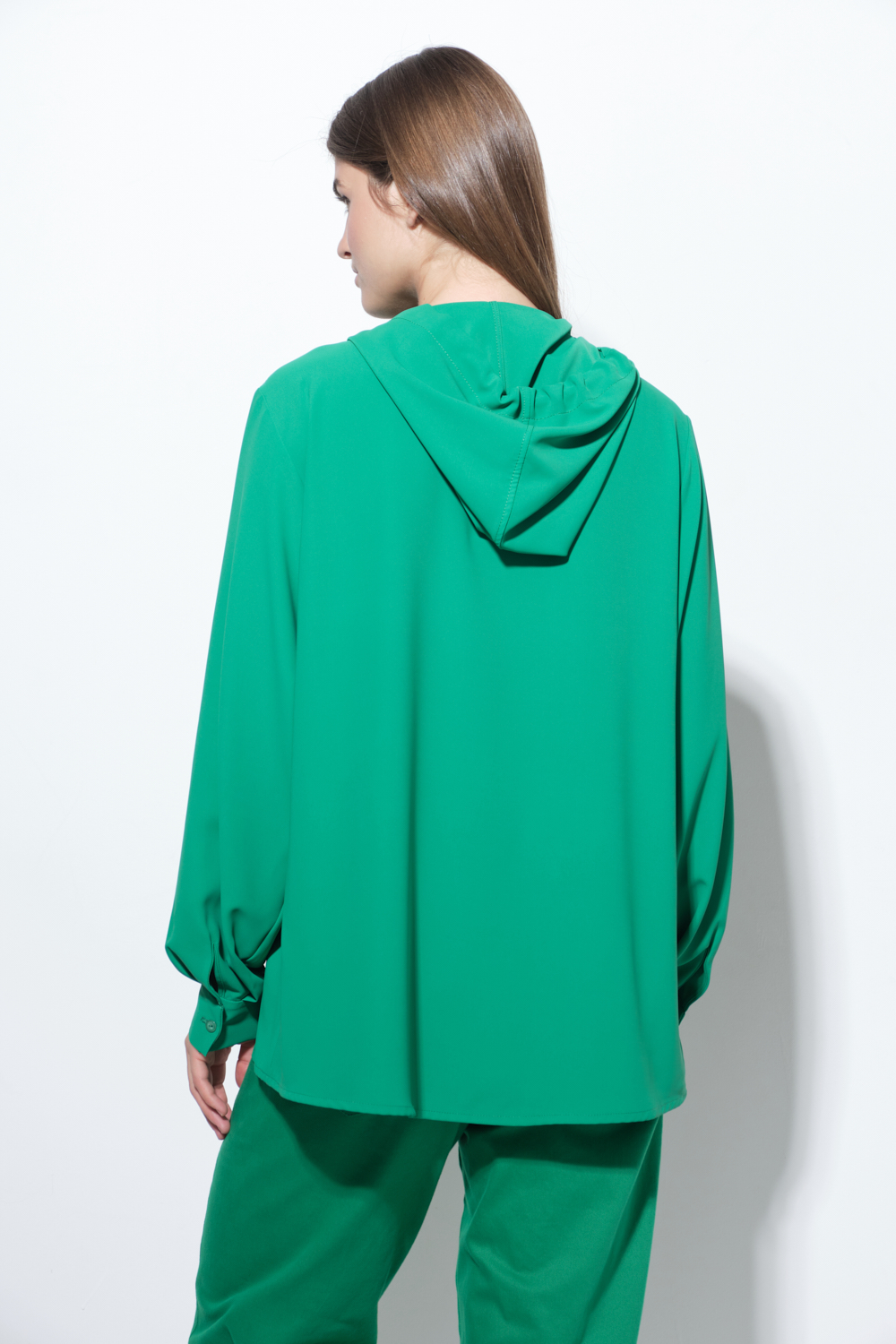 блуза ОРЦО зеленая